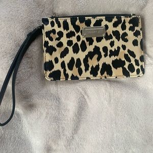 Cheetah print clutch like new and never used